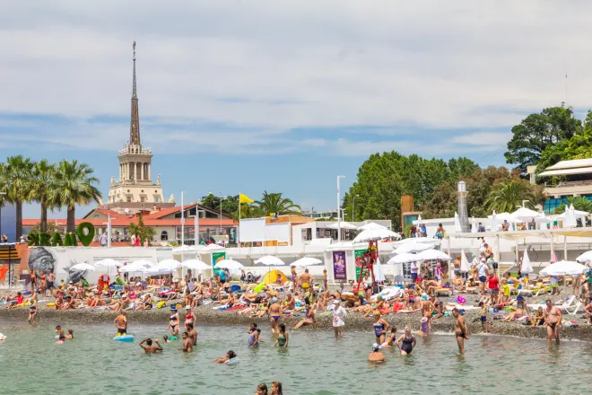 Топ-5 бесплатных пляжей в Сочи #1