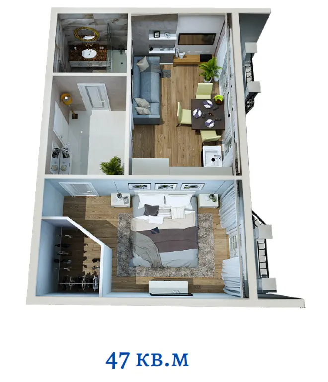 В ЖК "Меркато" Сочи у ваших ног - самые шикарные виды в городе! #4