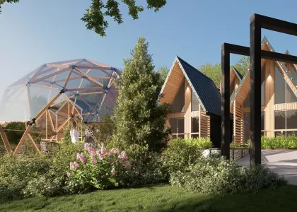 Глэмпинг, 40 м² - фото 1