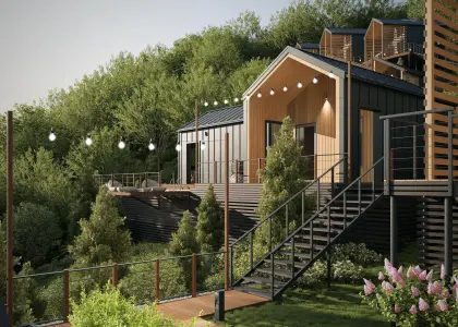 Глэмпинг, 40 м² - фото 1