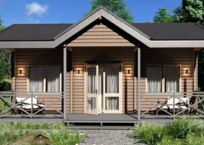 Дом в коттеджном городке, 33 м² - фото 1