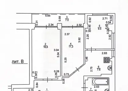 2-комнатная квартира, 76.1 м² - фото 1
