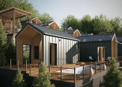 Глэмпинг, 40 м² - фото 1