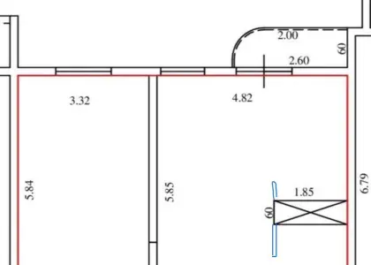 3-комнатная квартира, 49 м² - фото 1