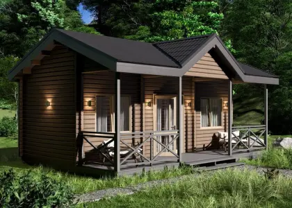 Дом в коттеджном городке, 33 м² - фото 1