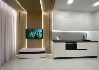 Студия с дизайнерским ремонтом в ЖК Сочи Парк - фото 1